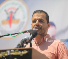 الجهاد الإسلامي تنظم مهرجان أمام مقر الصليب الأحمر في الذكرى الثانية لعملية نفق جلبوع (16)