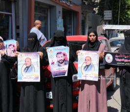 حركة الجهاد تنظم وقفة دعم وإسناد مع الأسرى المضربين عن الطعام (1)