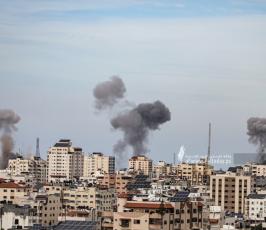 قصف صهيونى على قطاع غزة (1)