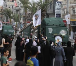  سرايا القدس تنظم مسيرًا عسكريًا محمولًا بمناسبة الانطلاقة الجهادية بغزة (45)