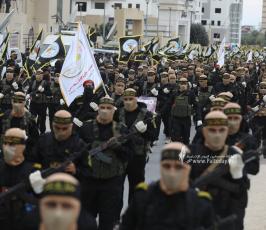  سرايا القدس تنظم مسيراً عسكرياً ضخماً تزامنا مع انطلاقة حركة الجهاد الـ 36 .. الشهداء.. بشائر النصر (35)