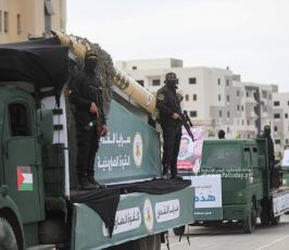  سرايا القدس تنظم مسيراً عسكرياً ضخماً تزامنا مع انطلاقة حركة الجهاد الـ 36 .. الشهداء.. بشائر النصر (76)
