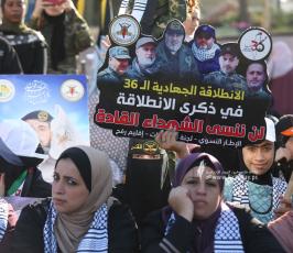 جماهير تشارك في مهرجان انطلاقة حركة الجهاد الإسلامي ال 36 (34)