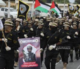  سرايا القدس تنظم مسيراً عسكرياً ضخماً تزامنا مع انطلاقة حركة الجهاد الـ 36 .. الشهداء.. بشائر النصر (32)