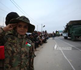 سرايا القدس تنظم مسيراً عسكرياً ضخماً تزامنا مع انطلاقة حركة الجهاد الـ 36 .. الشهداء.. بشائر النصر (91)