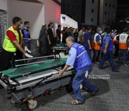 إصابات في صفوف المواطنين وأضرار كبيرة في منازلهم إثر تدمير قوات الاحتلال لمسجد الشيخ أحمد ياسين بمخيم الشاطئ (1 (7)