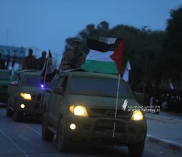  سرايا القدس تنظم مسيراً عسكرياً ضخماً تزامنا مع انطلاقة حركة الجهاد الـ 36 .. الشهداء.. بشائر النصر (68)