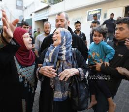  وداع حزين لجثامين مجرزة مستشفى المعمداني بغزة (8)