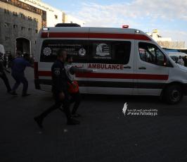 شهداء واصابات لمجمع الشفاء الطبي  مع تواصل القصف الصهيوني على مدينة غزة (1)