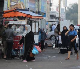 الحياة اليومية فى شوارع مدينة غزة فى ظل استمرار العدوان الصهيونى علي القطاع (5)