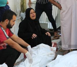  وداع حزين لجثامين مجرزة مستشفى المعمداني بغزة (14)