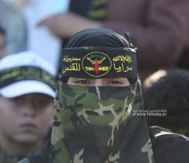 جماهير تشارك في مهرجان انطلاقة حركة الجهاد الإسلامي ال 36 (36)