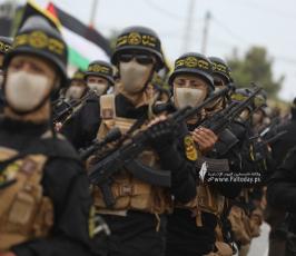  سرايا القدس تنظم مسيراً عسكرياً ضخماً تزامنا مع انطلاقة حركة الجهاد الـ 36 .. الشهداء.. بشائر النصر (39)