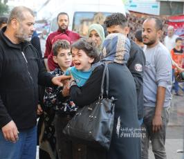  وداع حزين لجثامين مجرزة مستشفى المعمداني بغزة (7)