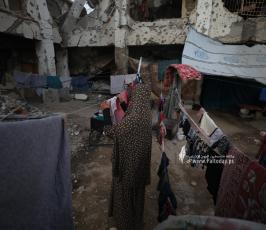 حياة النازحين مع اقتراب الحرب من عامها الأول (8)