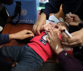 المرلحة الثانية من تطعيم ضد شلل الأطفال في غزة (3)