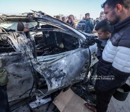 قصف مركبة المطبخ العالمي..