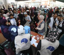 المرلحة الثانية من تطعيم ضد شلل الأطفال في غزة (14)