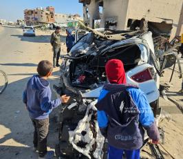 قصف مركبة المطبخ العالمي