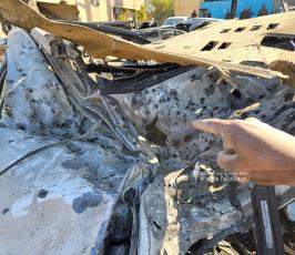 قصف سيارة المطبخ العالمي