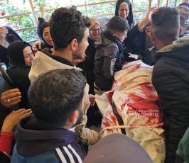 تشييع شهداء تم انتشالهم من مدينة رفح (6)
