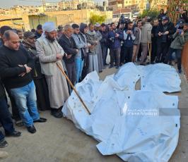 كاميرا فلسطين اليوم تتجول تنقل مشاهد المجازر بمدينة خان يونس جنوبي قطاع غزة (8)