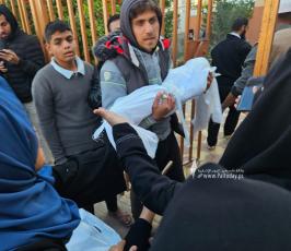 كاميرا فلسطين اليوم تتجول تنقل مشاهد المجازر بمدينة خان يونس جنوبي قطاع غزة (9)