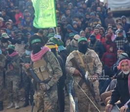 مشاهد تسليم جثامين أربعة إسرائيليين من خانيونس (2)
