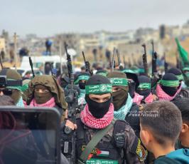 مشاهد تسليم جثامين أربعة إسرائيليين من خانيونس (1)