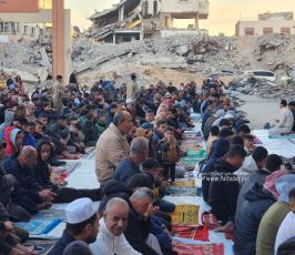 صلاة العيد بمركز للإيواء بخانيونس (6)