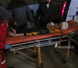 إصابات اطفال في قصف منزل عائلة ابو شمالة (9)