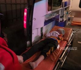 إصابات اطفال في قصف منزل عائلة ابو شمالة (11)