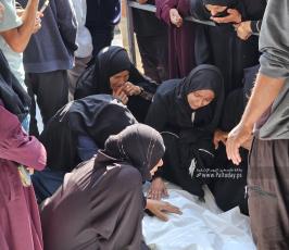 صور وداع أهالي الشهداء أبناءهم في خانيونس (10)