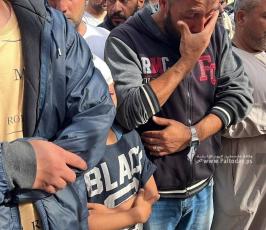وداع حزين ومبكي لشهداء خانيونس (1)