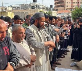 وداع حزين ومبكي لشهداء خانيونس (9)