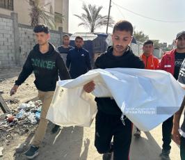 تشييع ١٠ شهداء في مدينة خان يونس ارتقوا في قصف الليلة (8)