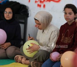 أنشطة وحدة الصحة النفسية بوكالة الغوث لتخفيف الضغوط النفسية والتوتر بمدرسة بنات تل الهوا (9)