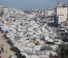 الحياة اليومية للنازحين  (10)