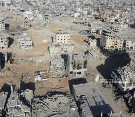 صور جوية تظهر الدمار في مدينة غزة (14)