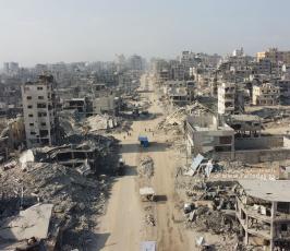 صور جوية تظهر الدمار في مدينة غزة (7)