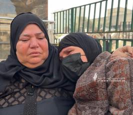 تشييع شهداء قصف الشقة السكنية بمدينة غزة (1)