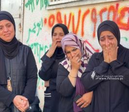 وداع 5 شهداء بينهم ثلاثة أطفال ارتقوا فى قصف صهيونى على مدينة بيت لاهيا (6)
