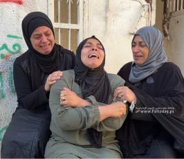 وداع 5 شهداء بينهم ثلاثة أطفال ارتقوا فى قصف صهيونى على مدينة بيت لاهيا (7)