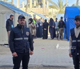 شرطة غزة تؤمن الانتخابات البلدية في دير البلح (5)