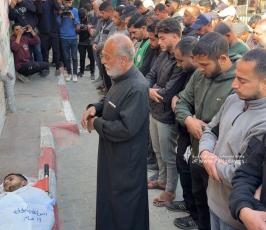 وداع 5 شهداء بينهم ثلاثة أطفال ارتقوا فى قصف صهيونى على مدينة بيت لاهيا (12)