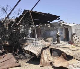الدمار فى مدينة رفح جراء العدوان الاسرائيلى على القطاع2014