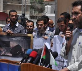 وزارة الإعلام تنظم وقفة تضامنية مع الأسرى