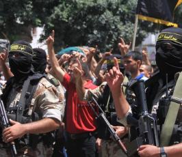 جنازة  الشهيد القائد في سرايا القدس شعبان الدحدوح