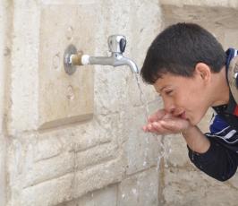 أفتتاح ماء سبيل السلطان عبد الحميد