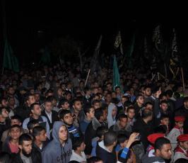 بالصور:مسيرة مشتركة لحركتي الجهاد وحماس في غزة تنديداً بجريمة جنين